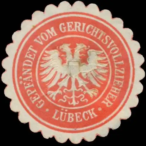 Gefändet vom Gerichtsvollzieher Lübeck