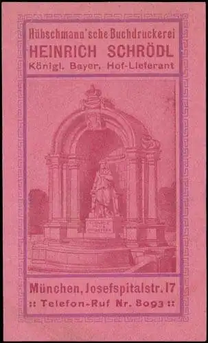 Hübschmannsche Buchdruckerei Heinrich Schrödl