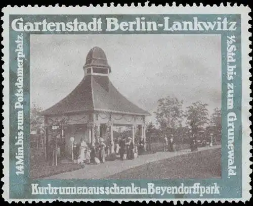 Kurbrunnenausschank im Beyendorffpark