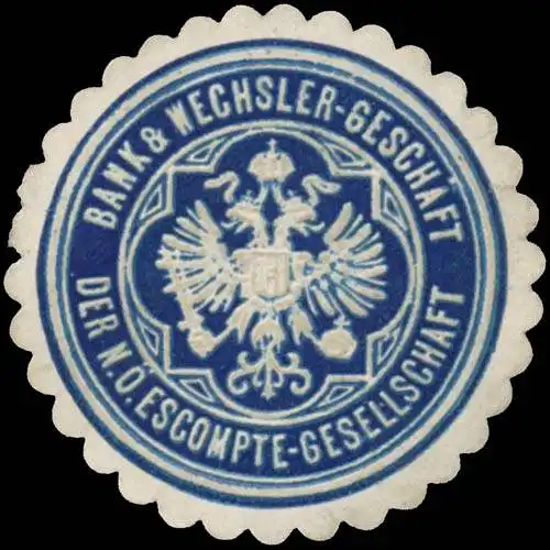 Bank & Wechsler-Geschäft der Nieder Ãsterreichischen Escompte-Gesellschaft