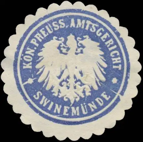 K.Pr. Amtsgericht SwinemÃ¼nde/Pommern