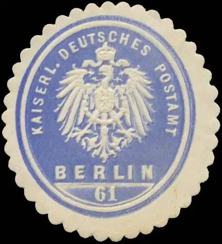 K. Deutsches Postamt Berlin 61