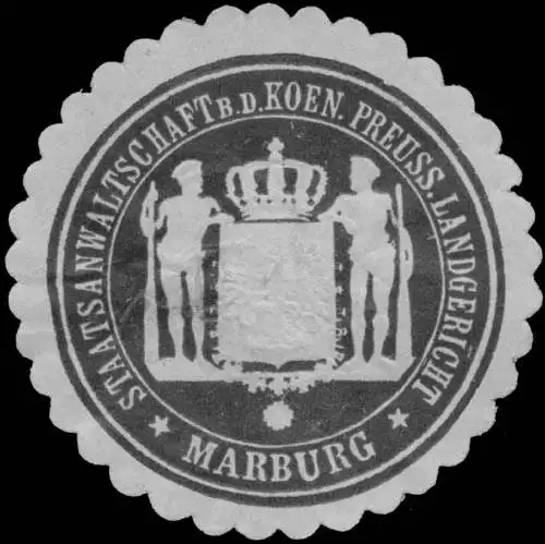 Staatsanwaltschaft b.d. K.Pr. Landgericht Marburg