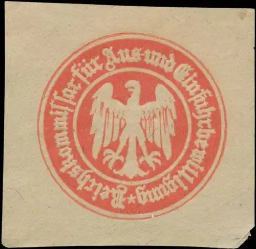 Reichskommissar für Aus- und Einfuhrbewilligungen
