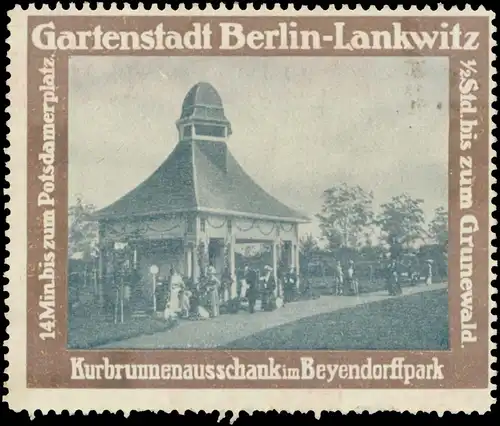 Kurbrunnenausschank im Beyendorffpark