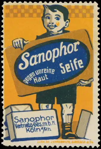Sanophor-Seife gegen unreine Haut