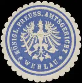 K.Pr. Amtsgericht Wehlau/OstpreuÃen