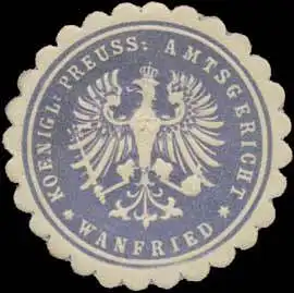 K.Pr. Amtsgericht Wanfried