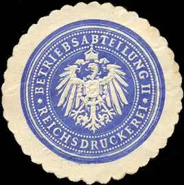 Reichsdruckerei-Betriebsabteilung II