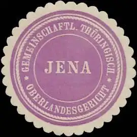 Gemeinschaftl. ThÃ¼ringisch. Oberlandesgericht Jena