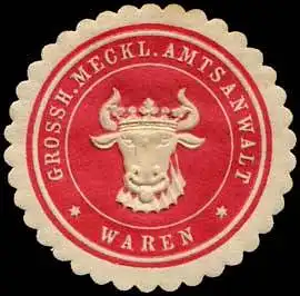 Gr. Mecklenburgischer Amtsanwalt - Waren