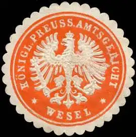 KÃ¶niglich Preussisches Amtsgericht - Wesel