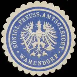 KÃ¶nigl. Preuss. Amtsgericht Warendorf