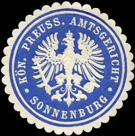 Königlich Preussisches Amtsgericht Sonnenburg