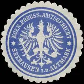 K.Pr. Amtsgericht Seehausen in der Altmark