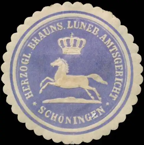 H. Braunschweig. L. Amtsgericht Schöningen