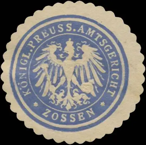 K.Pr. Amtsgericht Zossen