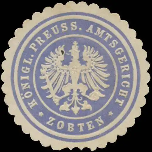 K.Pr. Amtsgericht Zopten/Schlesien