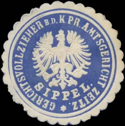 Sippel Gerichtsvollzieher b.d. K.Pr. Amtsgericht Zeitz