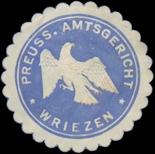 Pr. Amtsgericht Wriezen