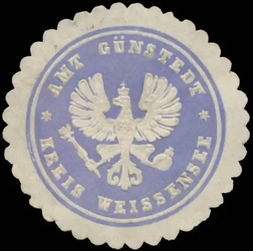 Amt Günstedt Kreis WeiÃensee/Thüringen