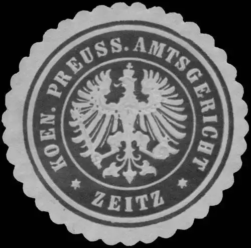 K.Pr. Amtsgericht Zeitz