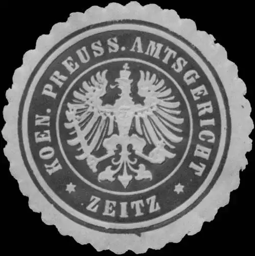 K.Pr. Amtsgericht Zeitz