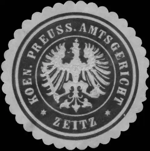 K.Pr. Amtsgericht Zeitz