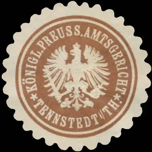 K.Pr. Amtsgericht Tennstedt in Thüringen