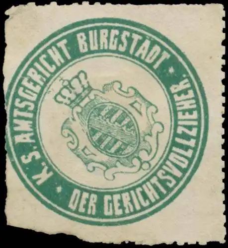 Der Gerichtsvollzieher K.S. Amtsgericht Burgstädt