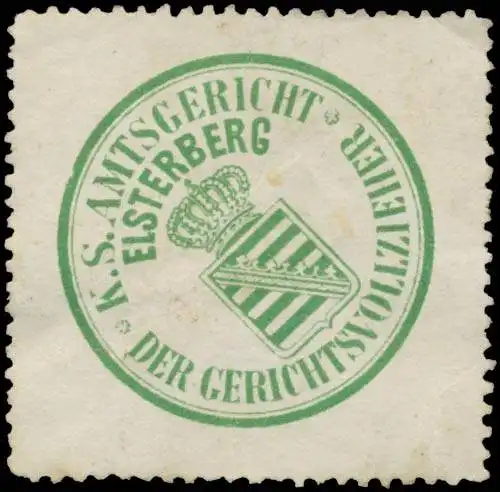 Der Gerichtsvollzieher K.S. Amtsgericht Elsterberg