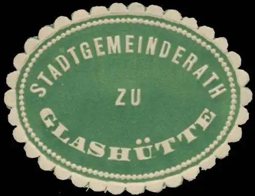 Stadtgemeinderath zu GlashÃ¼tte