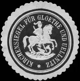 Kirchensiegel fÃ¼r Gloethe und Uellnitz