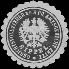 Sippel Gerichtsvollzieher b.d. K.Pr. Amtsgericht Zeitz