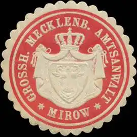 Gr. Mecklenb. Amtsanwalt Mirow