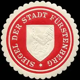 Siegel der Stadt FÃ¼rstenberg