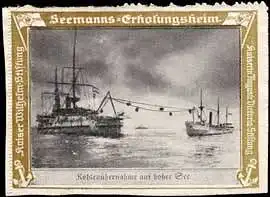 KohlenÃ¼bernahme auf hoher See