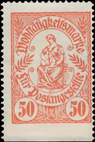 WohltÃ¤tigkeitsmarke fÃ¼r Postangestellte