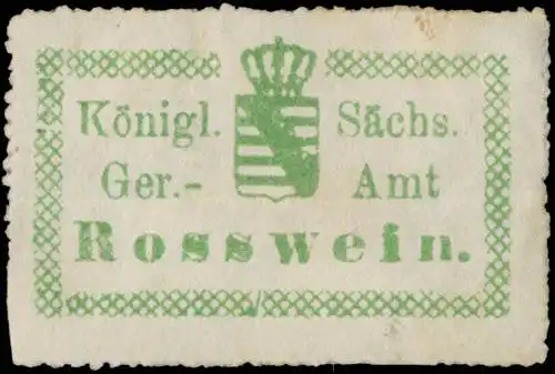 K.S. Gerichtsamt RoÃwein