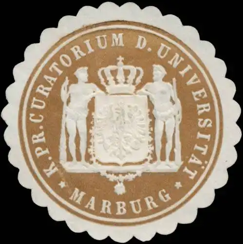 K.Pr. Curatorium der UniversitÃ¤t Marburg
