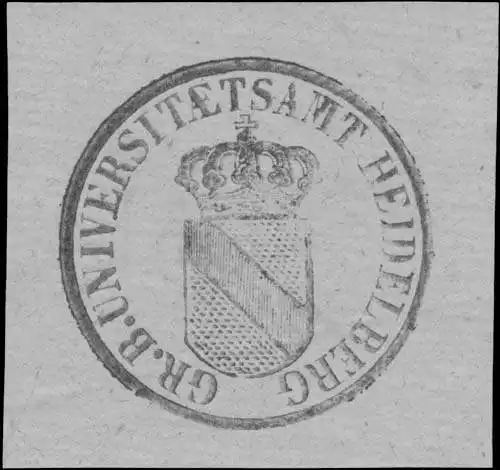 Gr. B. UniversitÃ¤tsamt Heidelberg