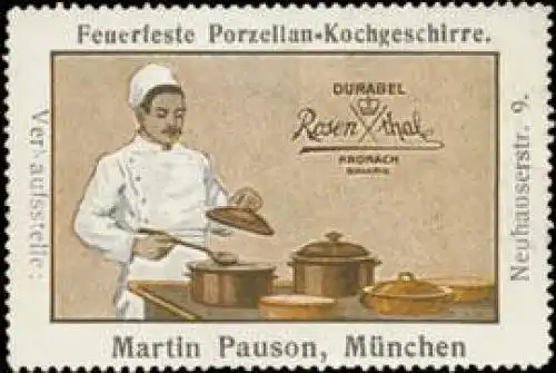 Rosenthaler Porzellan-Kochgeschirre