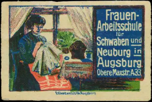 Frauen-Arbeitsschule fÃ¼r Schwaben und Neuburg
