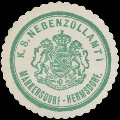 K.S. Nebenzollamt I Markersdorf-Hermsdorf