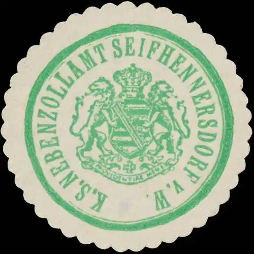 K.S. Nebenzollamt Seifhennersdorf v.W