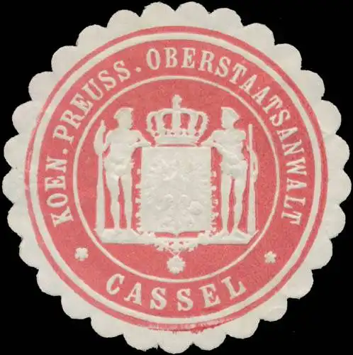 K. Pr. Oberstaatsanwalt Kassel