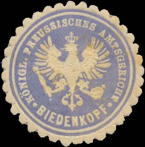 K.Pr. Amtsgericht Biedenkopf