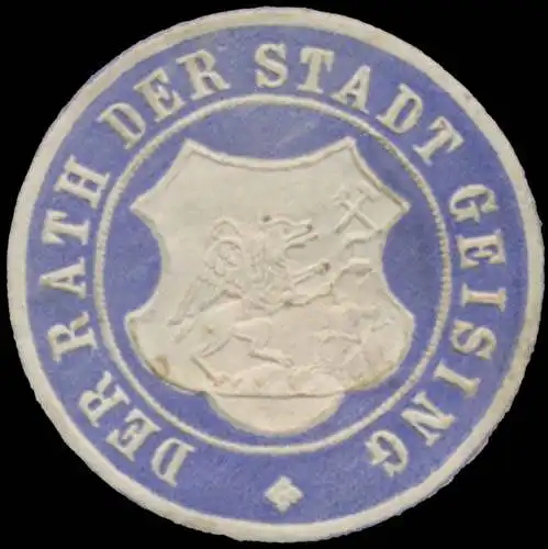 Der Rath der Stadt Geising