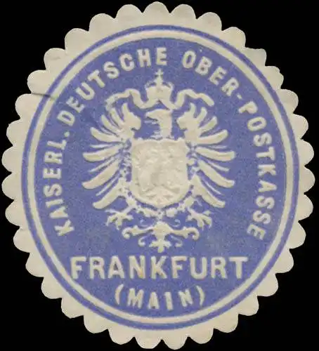 K. Deutsche Ober-Postkasse Frankfurt/Main