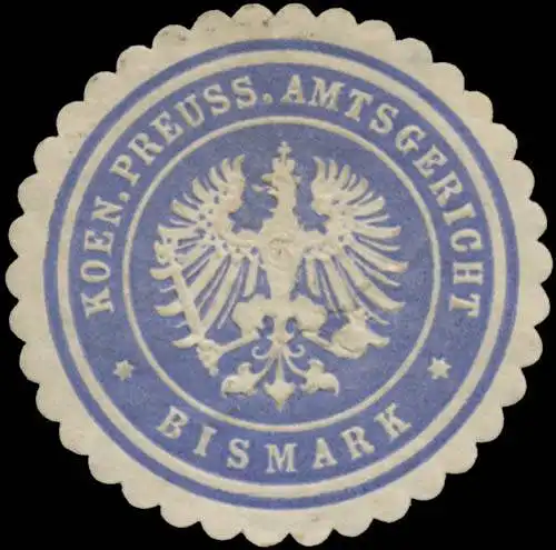 K.Pr. Amtsgericht Bismark